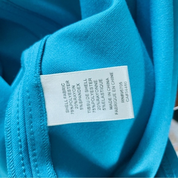 Rebecca Taylor Ponte Fit & Flare Teal Dress - Picture 12 of 13